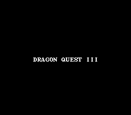 Dragon Quest III - Soshite Densetsu e... Title Screen